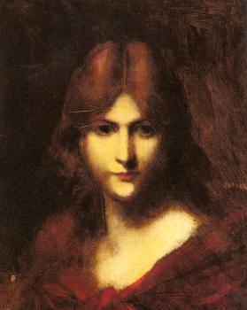 Jean-Jacques Henner : A Red haired Beauty